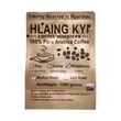HlaingKyi 100% Pure Arabica Coffee (Sun Dry Process, Roasted Beans, 1000 Grams)