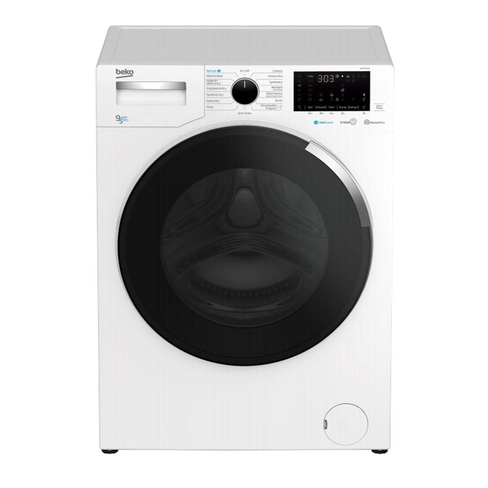 Beko 9kg Washing / 5kg Drying Washer Dryer 1400RPM (WDTE9746X)