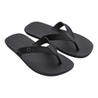 Cartago Atlanta Thong Ad Flip (No-8) Black & Dark Grey 2118402312208