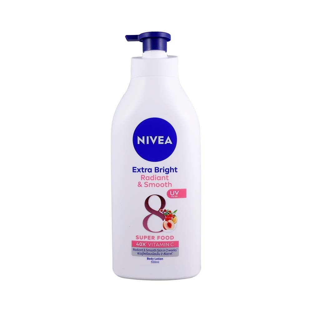 Nivea Extra White Radiant & Smooth Body Lotion 550ML