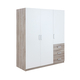 Winner Vince Wardrobe 3 Doors White