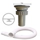 Jaramy 7CM Kitchen Sink Strainer Basket With Flexible Pipe 3PCS Set