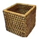 Pen Holder Cylinder Square Lemon Yellow