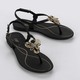 Grendha Petalas Sand Ad Sandal (No-6) Black
 119108BI08206