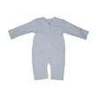 Te Te & Ta Ta Long Romper Short Sleeves Blue 0-3 Months (3Pcs/1Set) KRP-L102