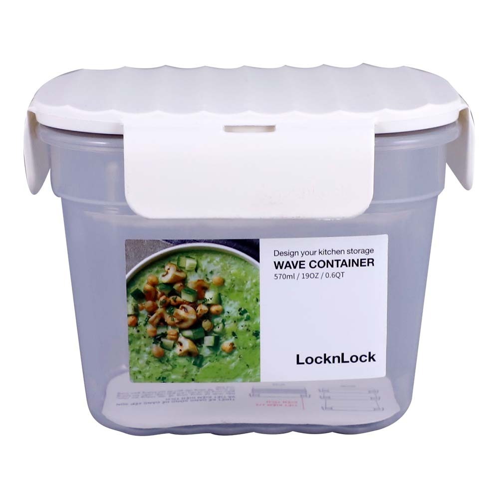 Lock&Lock Wave Food Box 570ML LWC202WHT