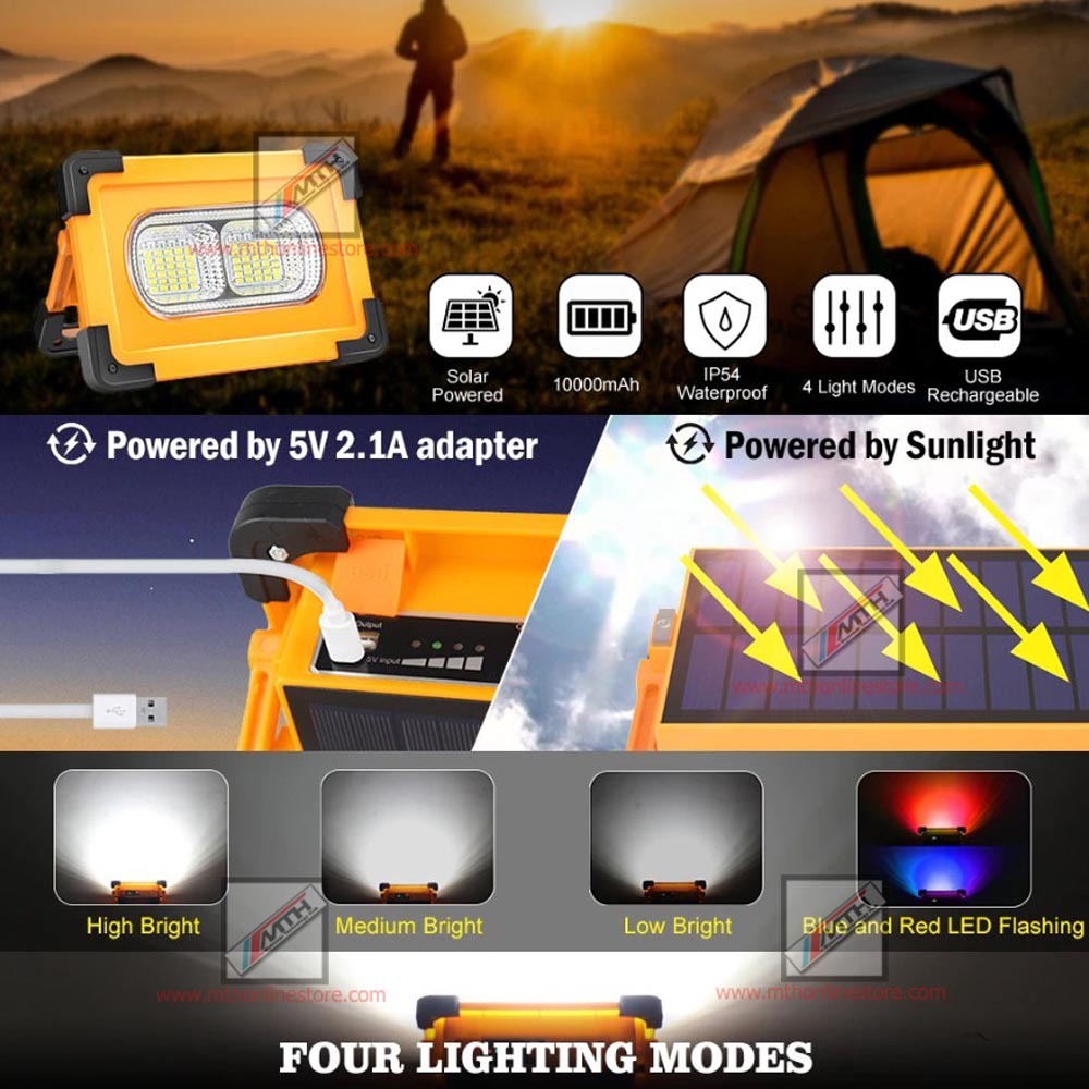 MTH 80 Watts Solar Spotlight Yellow