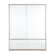 Winner Viko Sliding Wardrobe (160CM) White/Silver