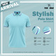 Tee Ray Stylish Polo Shirt Sky Blue/49 XL MDP-S1008