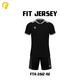 Olympic Fit Jersey FTA-2612-Black Medium