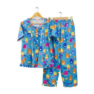 Sleepjamas Poe Cotton Free Size (SL) Design-7 PFSL07