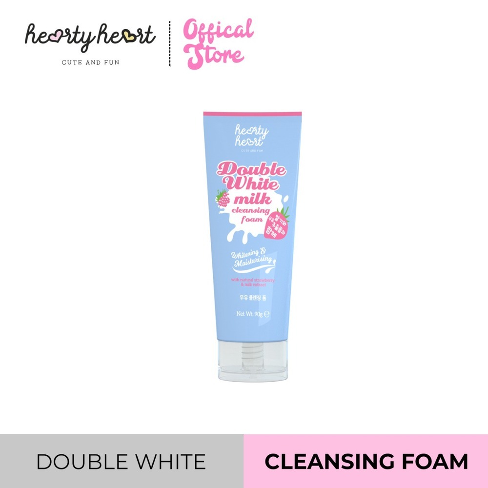 Hearty Heart Double White Milk Facial Cleansing Foam 40G