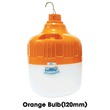 Family Orange LED Charging Bulb 150W (120mm)
