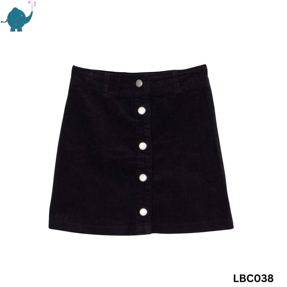 Max & Mia Kid Girl Short Skirt LBC038 Black 7 Years