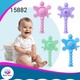 Baby Cele Silicone Fruit Teether & Rattle Toy 1PC Random 15882