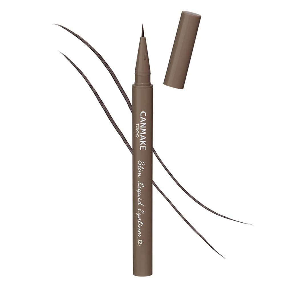 Canmake Slim Liquid Eyeliner Chaba Greige (03)