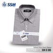 Oxford Shirt Short Sleeve SSM-O-O1-085 (Dark Gray) Over Size