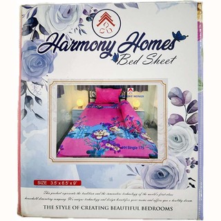 Harmoy Homes Bed Sheet Single BS06 (HH Single-102)