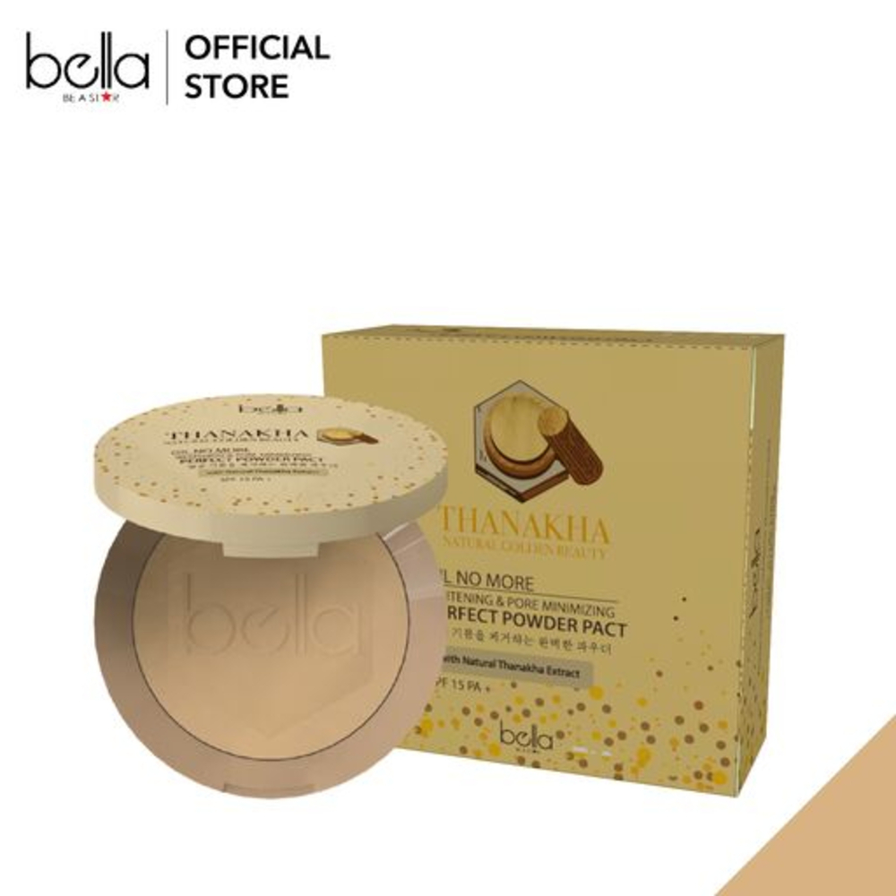 Bella Thanakha Oil No More Perfect Powder Pact 4.5G (20 Golden Honey)