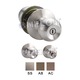 Nelon Cylindrical Lock 5872-SS-1 Stainless  Steel