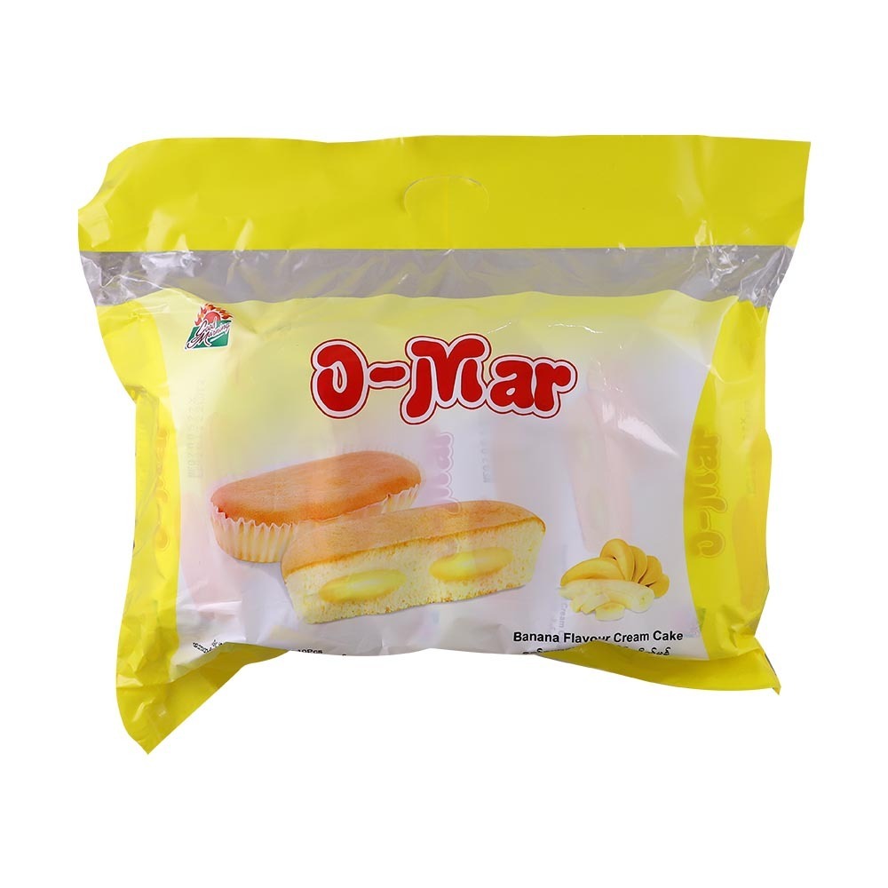 Good Morning O-Mar Cake Banana 10PCS 400G