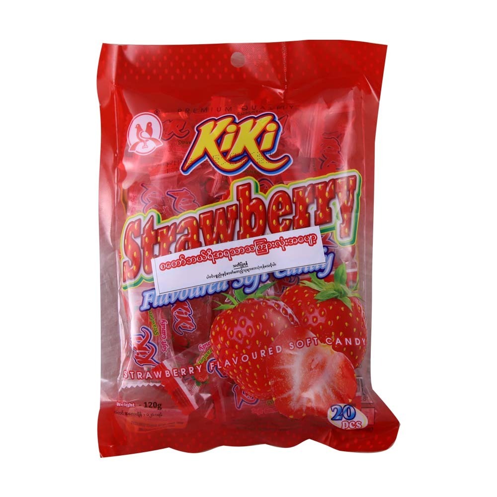 Kiki Soft Candy Strawberry 120G