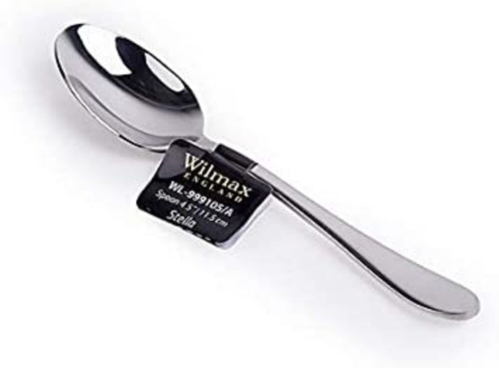 Wilmax Coffee Spoon 4.5IN, 11.5CM(1Set) WL-999105/2B