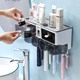 Toothpaste Squeezer with Cup Storage Rack Organizer ESS-0000765