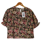 Kudos Floral Chiffon Blouse B-003(OG) Olive Green Medium