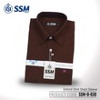 Oxford Shirt Short Sleeve SSM-O-P-S-030 (Dark Brown) Large