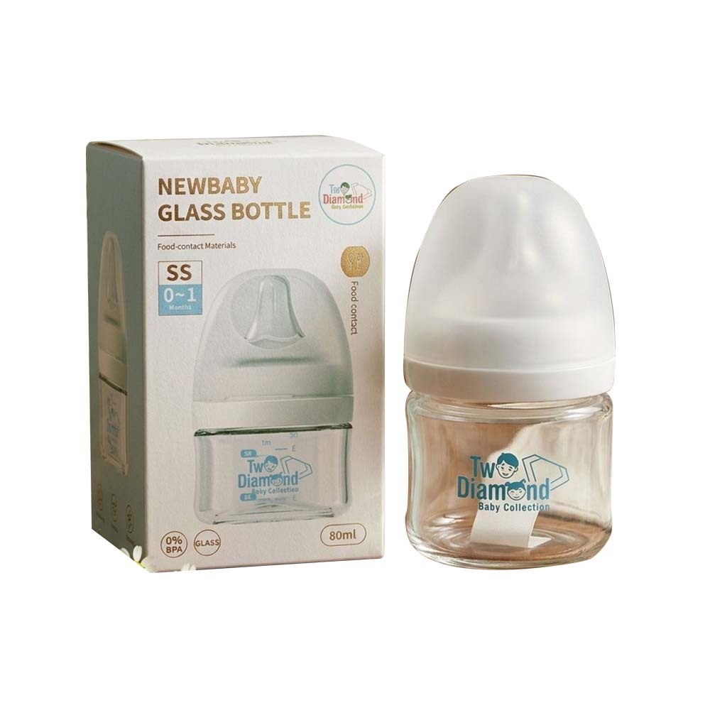 Baby Cele NewBaby Glass Bottle 80ML (0-1) Month 15785