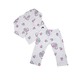 Khay May Cozy Baby Set (Long) White Extra Small