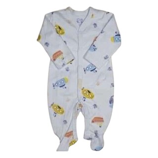 Te Te & Ta Ta Jumpsuit With Footies Blue 6-9 Months (3Pcs/1Set) KJSF-L101
