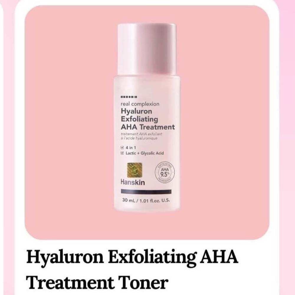 Hyaluron AHA Treatment Toner Mini 30 ML