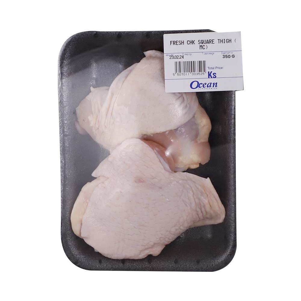 Fresh Chk Square Thigh Boneless Skinless 300-350G