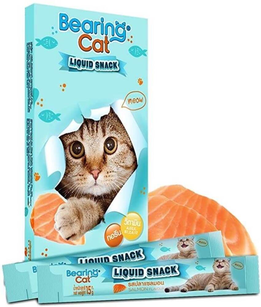Bearing Cat Liquid Snack 60G (4PCS per pack) Salmon