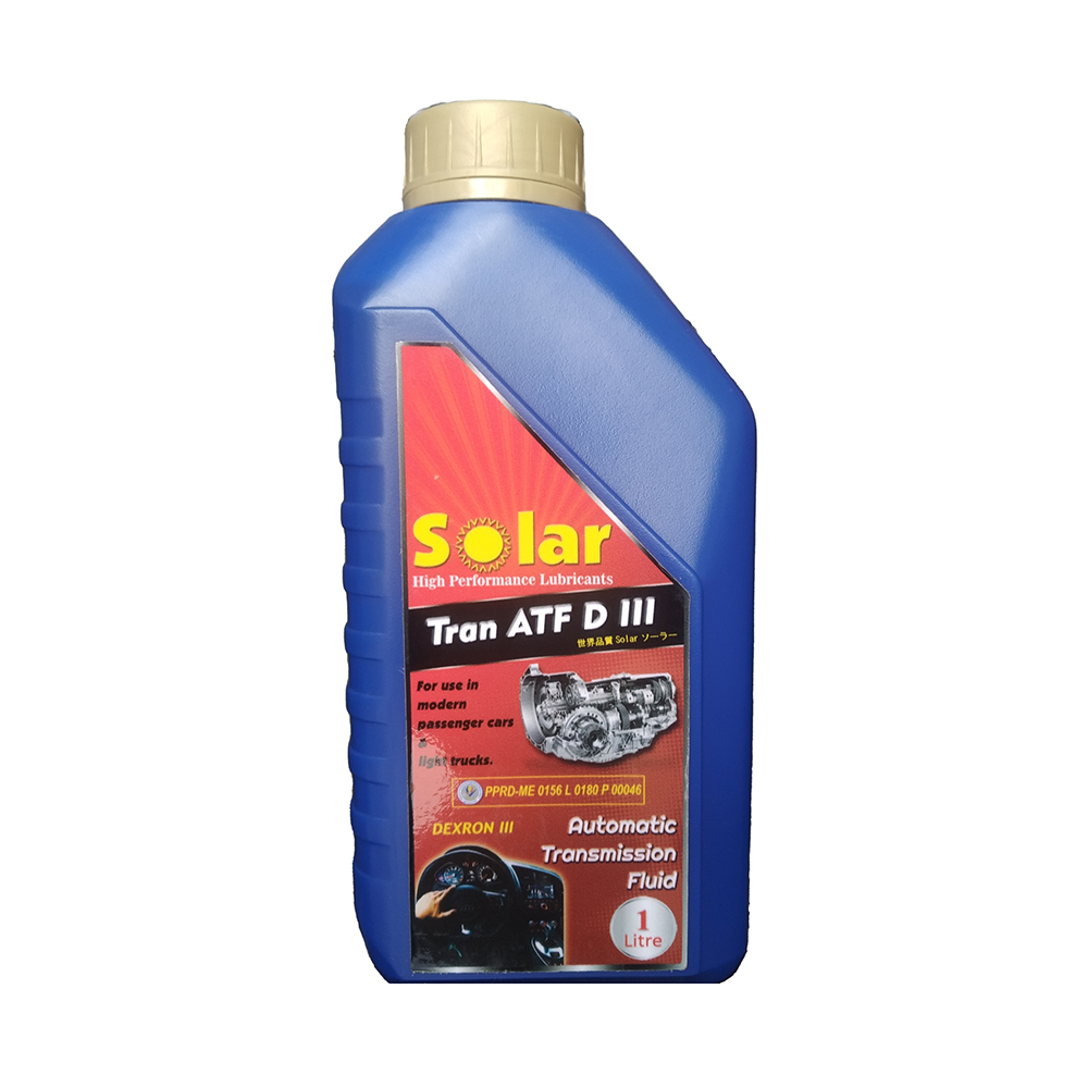 Solar Solar ATF Dexron lll Automatic Transmission Fluid 1LTR Blue