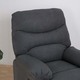 Furinbox  Riley Fabric Manual Recliner 1/S Gray