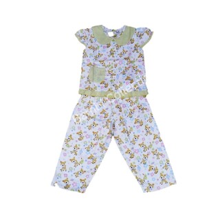 Bambi Baby Night Wear Silk Cotton One Set BAMBI_BABY04_7 Yellow (4 Years)