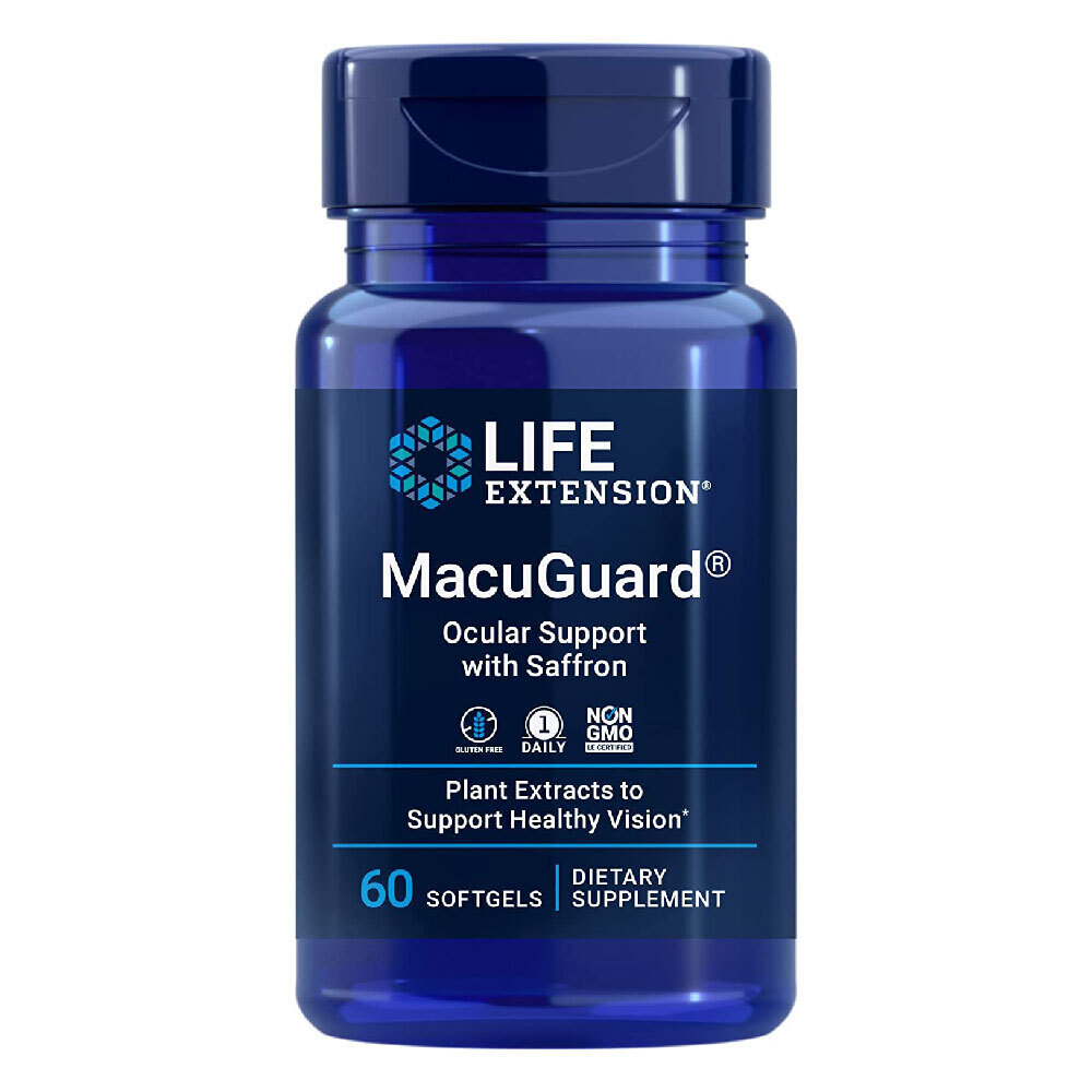 MacuGuard Ocular Support with Saffron (60 Softgels) LE00043