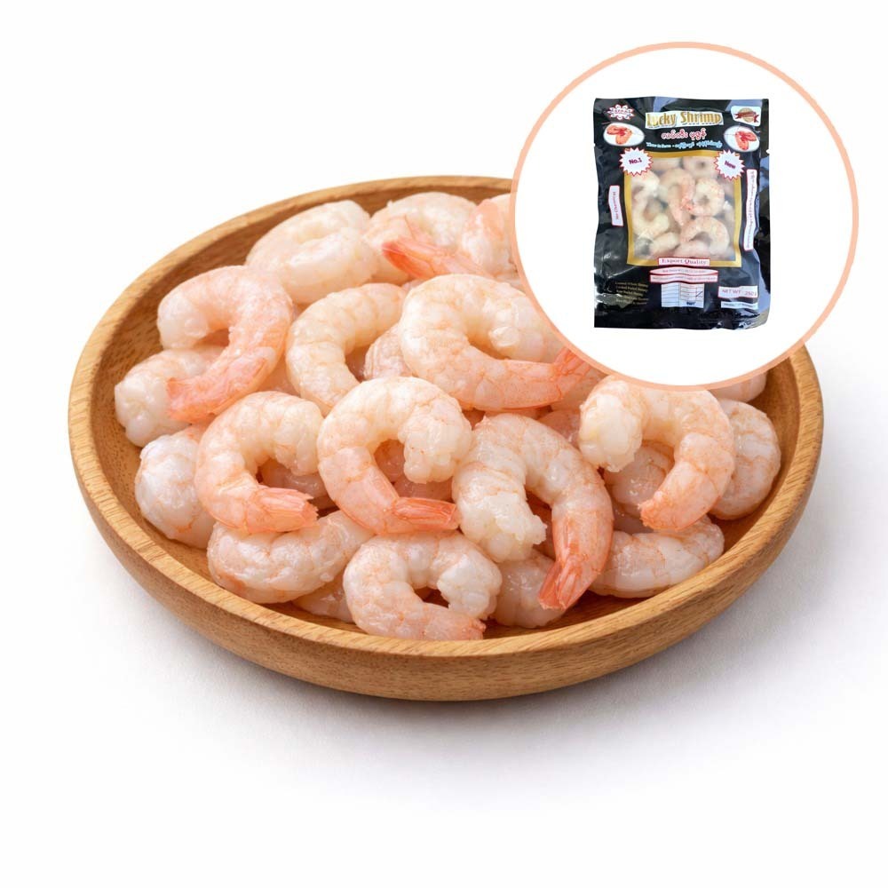 Lucky Prawn Raw Peeled Shrimp 250G (Medium)
