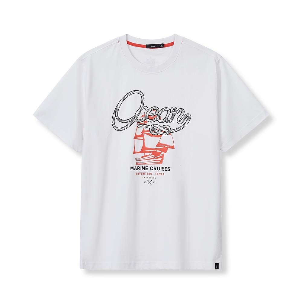 241103066 Bossini Men T-Shirt SS 24-S/S White ( L )