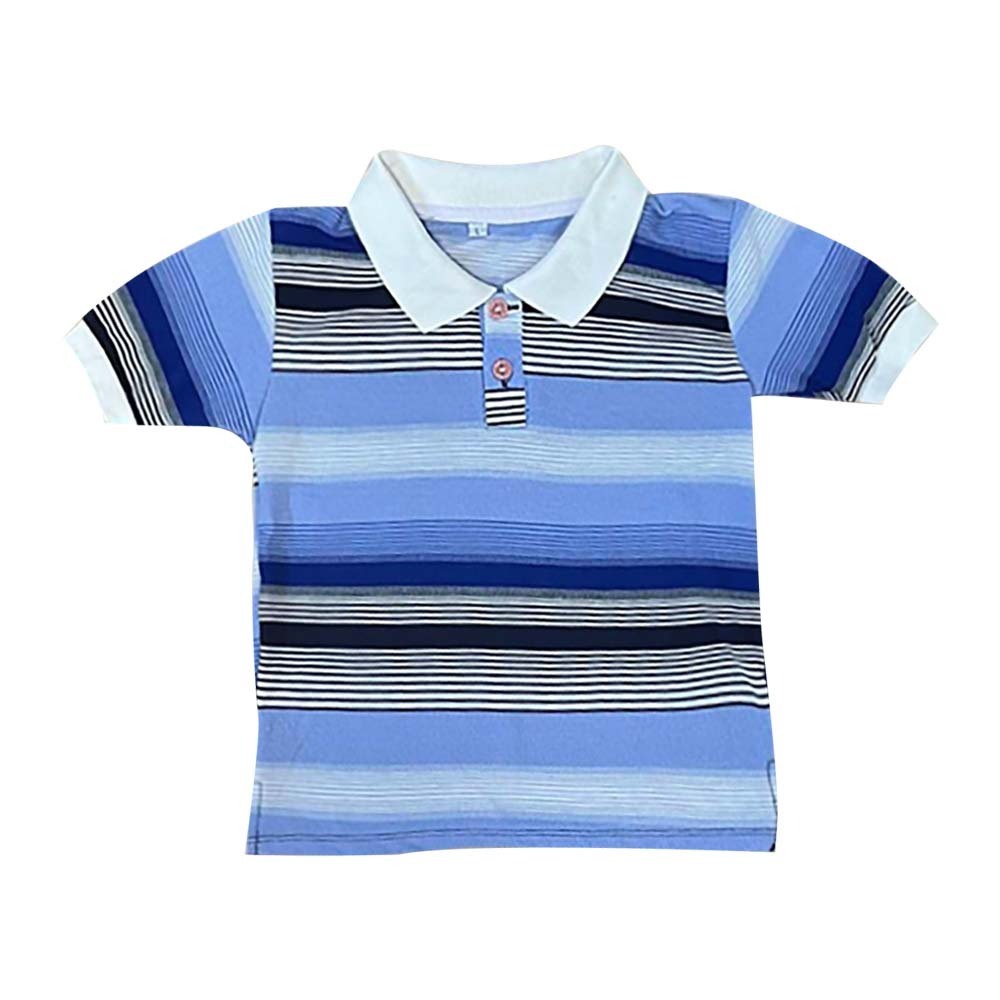 Baby Polo T-Shirt (Design - 72) Light Blue