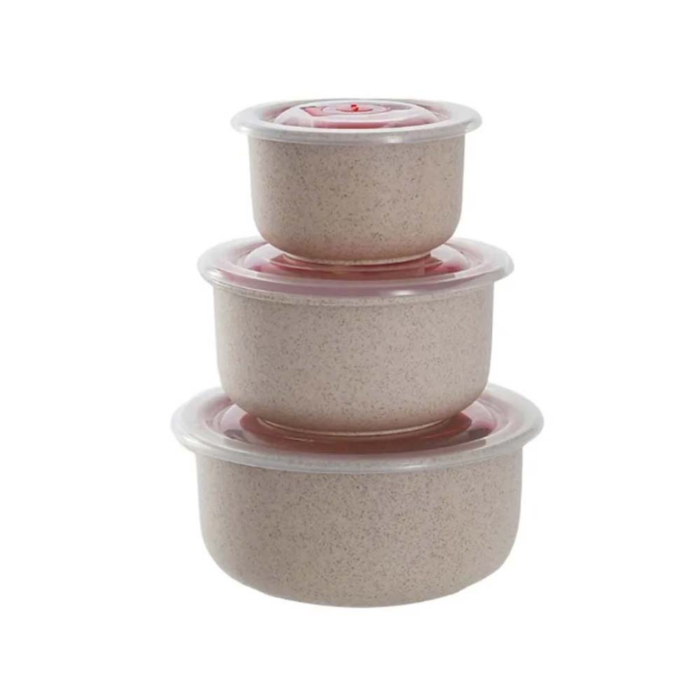 ဂျုံရိုးဆီလုံရေလုံဘူး(3Pcs) Beige  KPT-0488