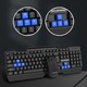 DIVPARD MK-350 Wired USB Holder Keyboard Mouse Game Set Floating Keycap ESS-0000712