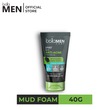 Bella Men Sport Anti-Acne Whitening Charcoal Mud Facial Foam 40G