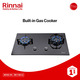 Rinnai Built-In Gas Cooker RB-712N-G Black