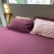 S&J Double Bed Sheet Cherry Plain  SJ-01-31