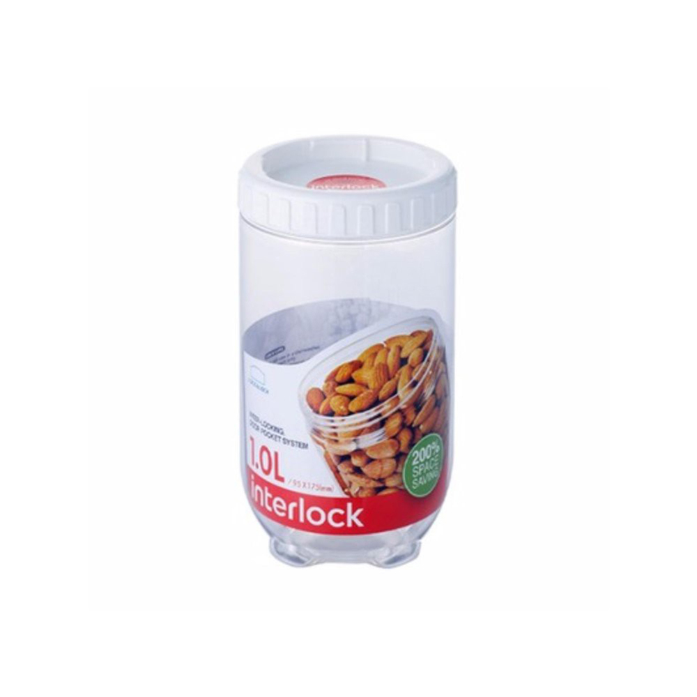 INL302 Lock & Lock Interlock Container 1.0LTR White