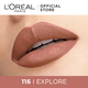 Loreal Rouge Signature Matte Ink Liquid Lipstick 116 I Explore 7ML